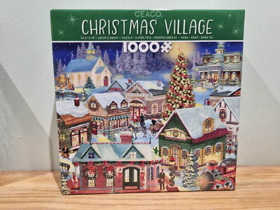 Ceaco 1000 Teile Puzzle Weihnachtsdorf schwer zu finden
