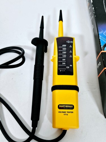 Martindale VT12 Two Pole Voltage and Continuity Tester, Yellow Electrical Test - Picture 13 of 22