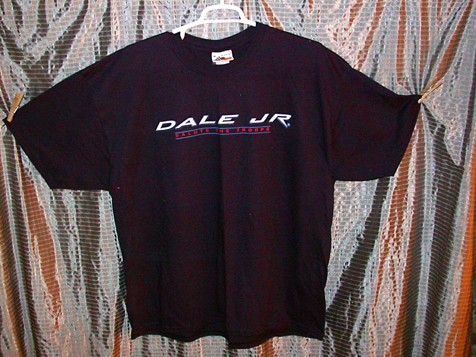 DALE JR. SALUTE THE TROOPS T SHIRT with tags, 2X NEVER WORN!