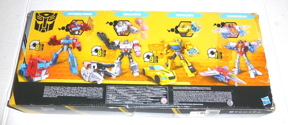 Transformers: Optimus Prime, Bumblebee, Megatron, Starscream Figure Set READ - Image 2 of 4