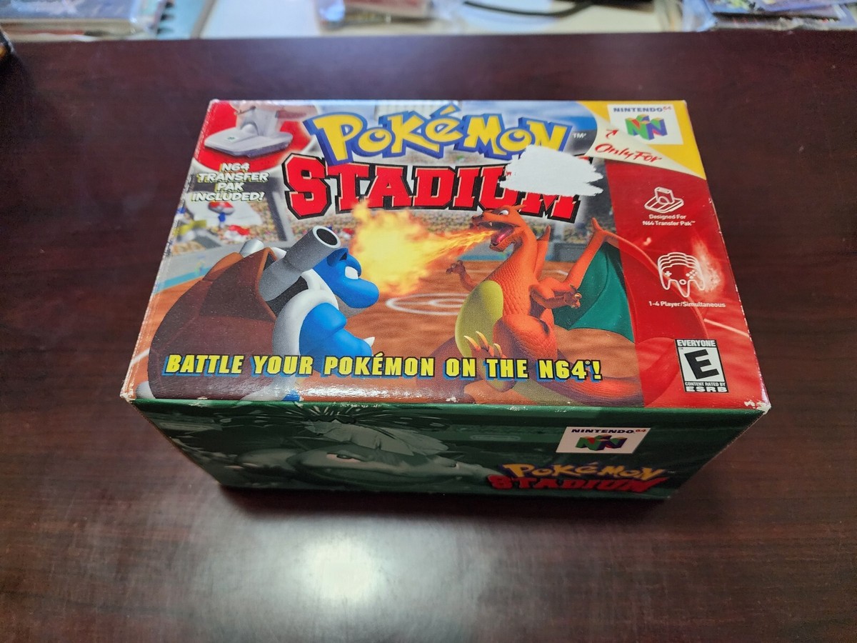 Vintage N64 Nintendo 64 Pokemon Stadium Box ONLY, No game, Nice shape!