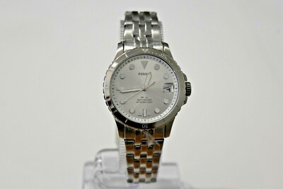 Fossil Silver Stainless Steel Women\'s dateWatch - Silver Dial Fossil Women main image 3