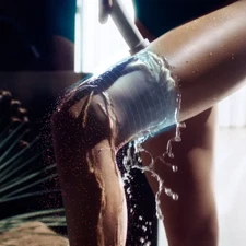 Dornbracht WATER TUBE Kneipp Wall Elbow with Hose Holder with Individual Rosette