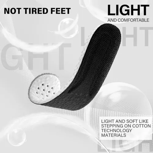 Memory Foam Insoles Elastic Shock Absorbing Shoe Insoles Sports Orthotic Inserts - Picture 9 of 18
