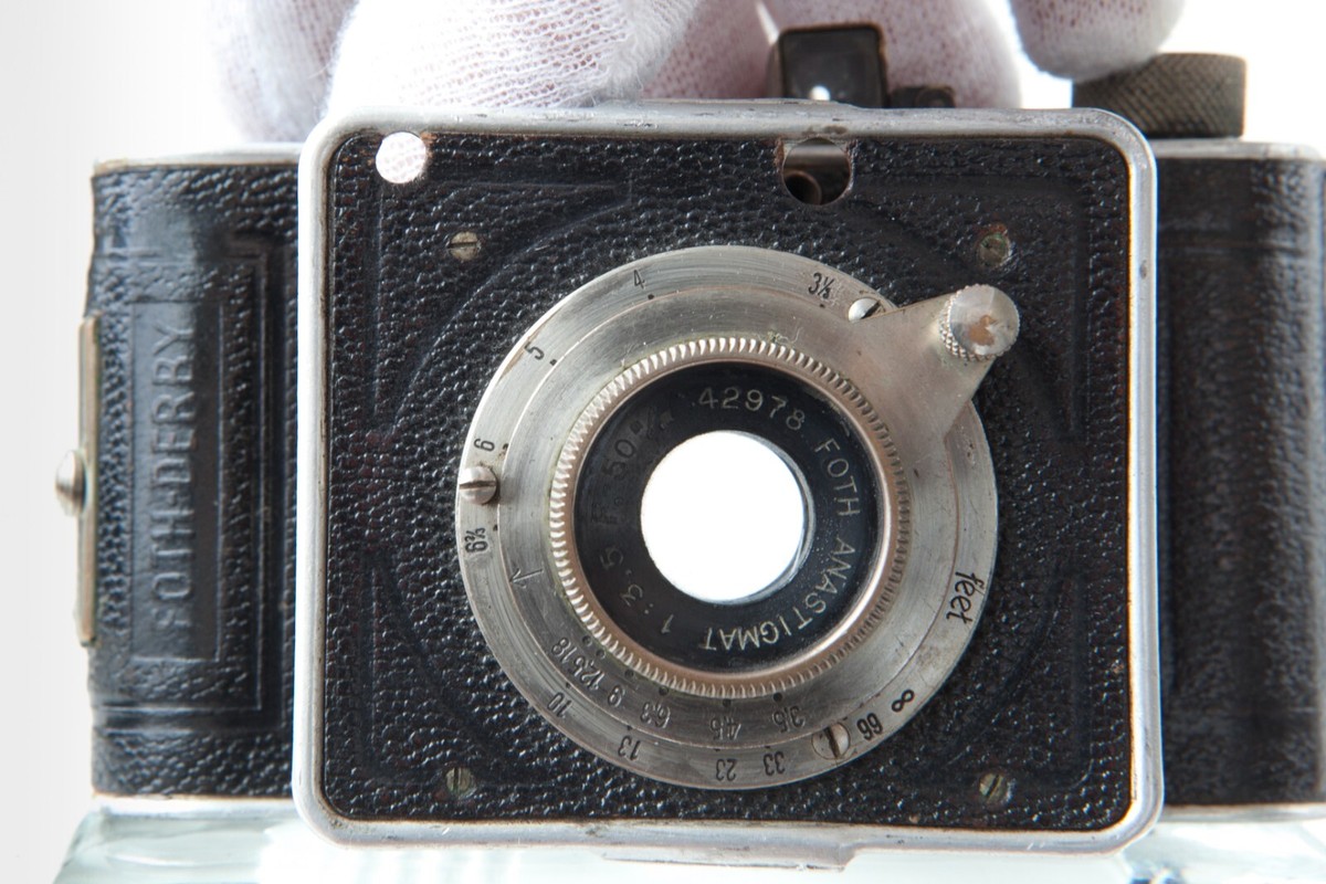FOTH DERBY 127フィルムカメラ 1930's Foth Derby 127 Film Format Camera w/ Foth Anastigmat