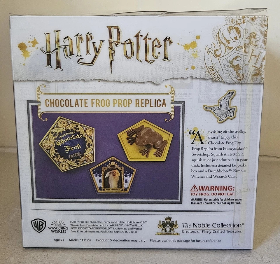 Harry Potter Chocolate Frog Prop Replica By The Noble Collection - image 4 of 4