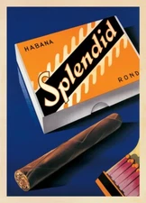 Splendid Habana 1930 Fred Neukomm Art Print Vintage Cuban Cigar Poster 36x48