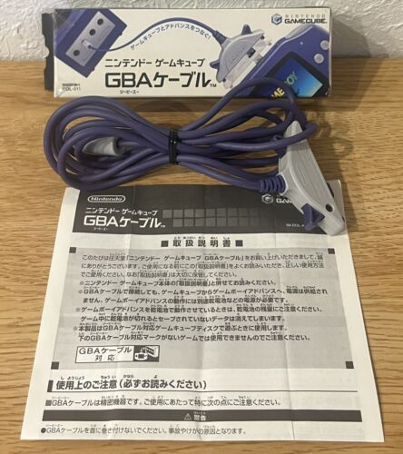 Official GBA Cable Game Boy Advance to GC Connection Cable DOL-011 Boxed Japan - Picture 1 of 9