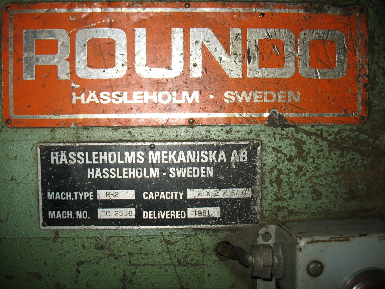 Roundo R2 ROUNDO HYDRAULIC ANGLE ROLL MODEL R2, New 1981 | eBay