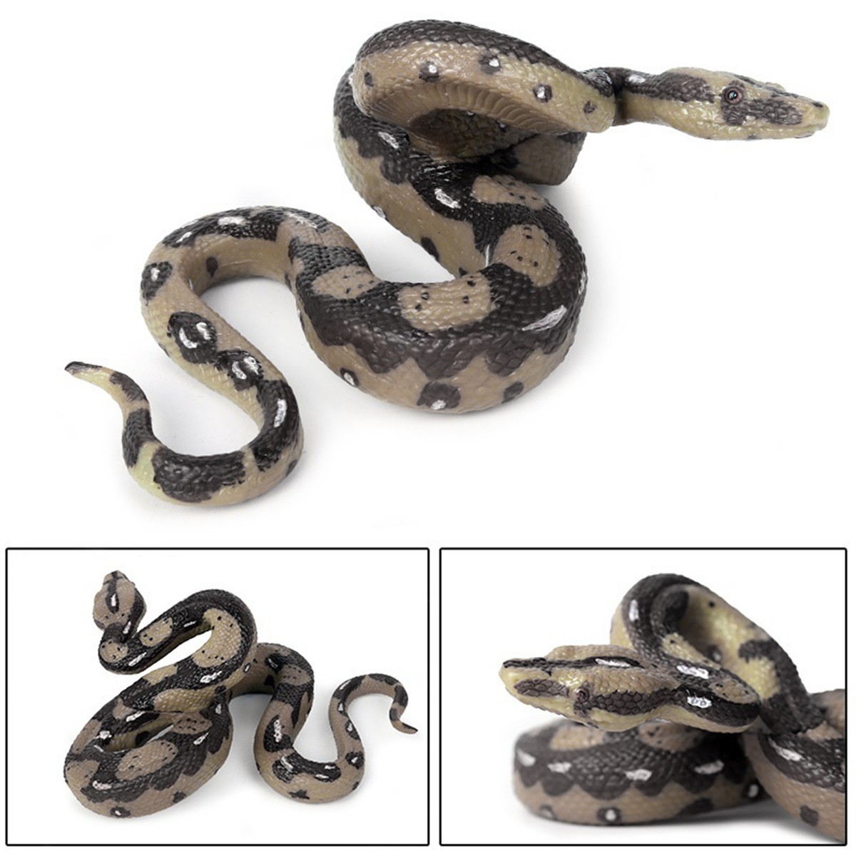 Fake Realistic Boa Constrictor Snake Scary Toy Prank Party Joke