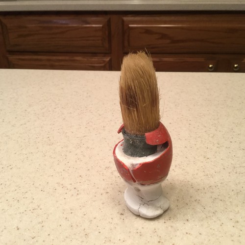 Vintage Men's Shaving Barber Brush Animal Hair Broken Bristles NICE - Picture 4 of 8