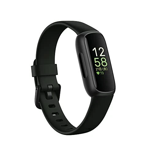 Fitbit Inspire 3 FB424BKBK-FRCJK Midnight Zen Black Fitness Tracker with Heart Rate & Sleep Tracking-image