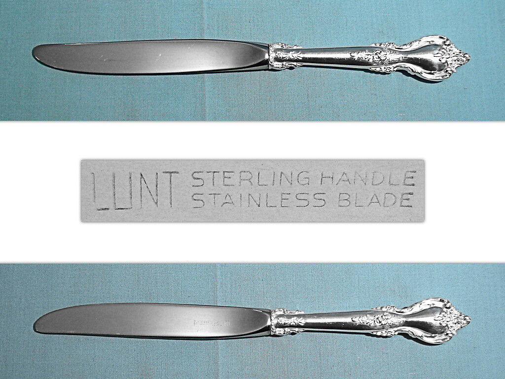 LUNT STERLING MODERN HOLLOW KNIFE(S) ~ DELACOURT ~ NO MONO