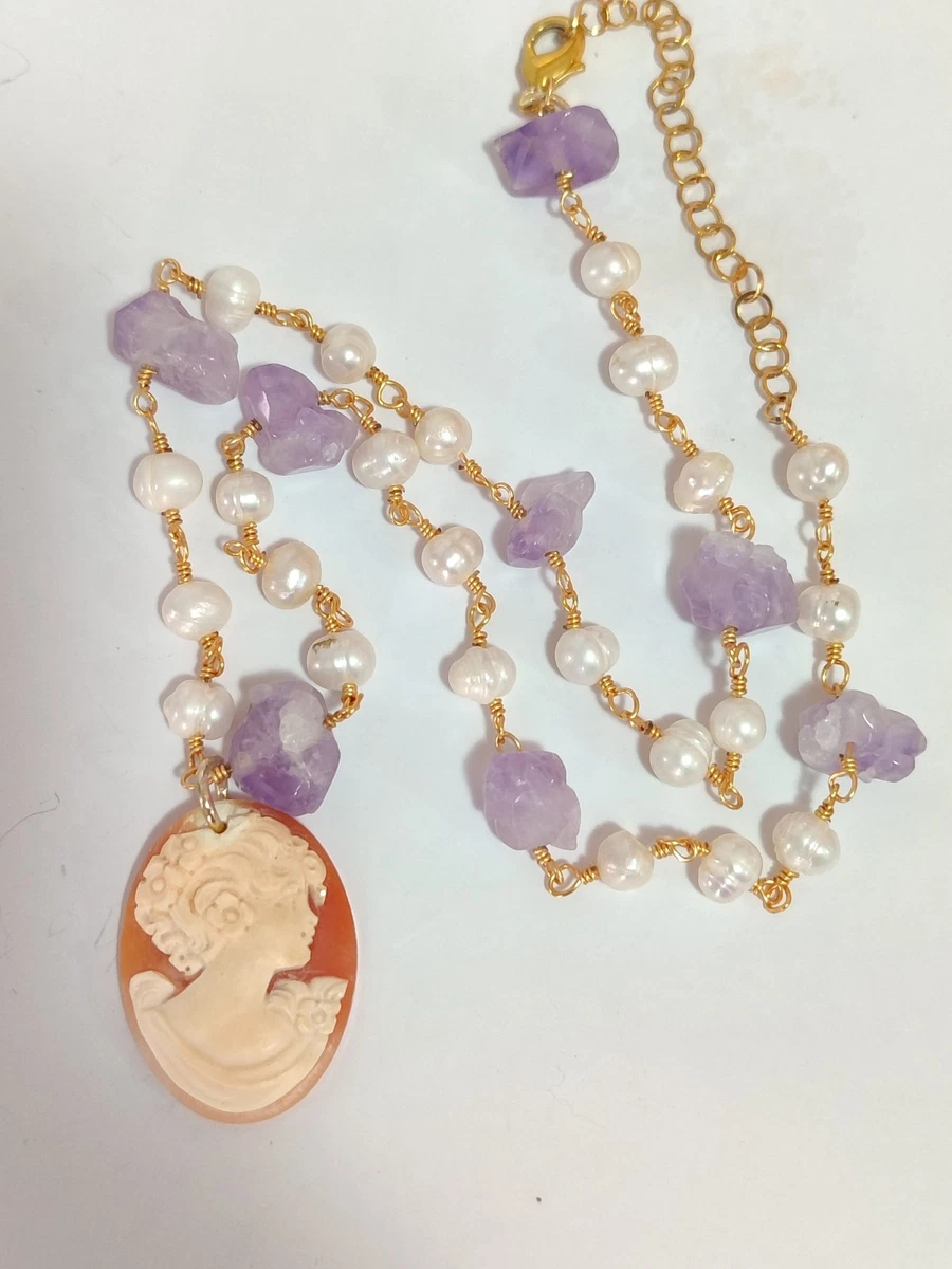 Collane E Pendagli Di Lusso Pietre Di Pietra Principale Ametista | Acquisti Online Su - Foto 6