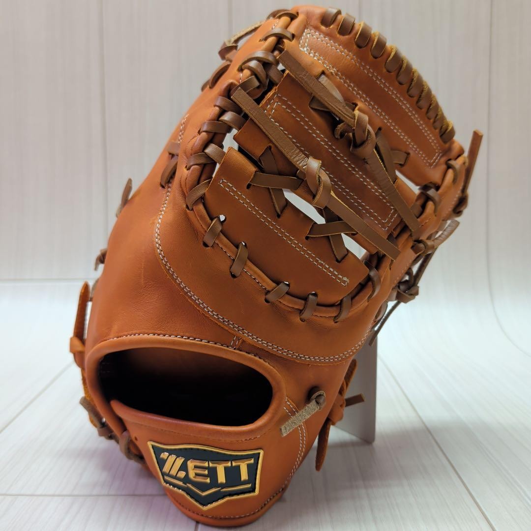 ZETT Soft Steer First Base Mitt Right-Hand Soft Brown New 2026