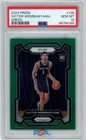 2023 Prizm VICTOR WEMBANYAMA RC Green Prizm #136 PSA 10 GEM MINT Fast Ship A322