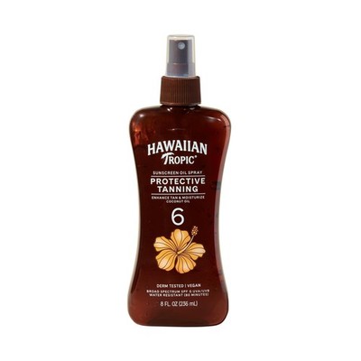 Hawaiian Tropic dunkles Bräunungsöl LSF #6 Pump 236 ml (1er Pack) 