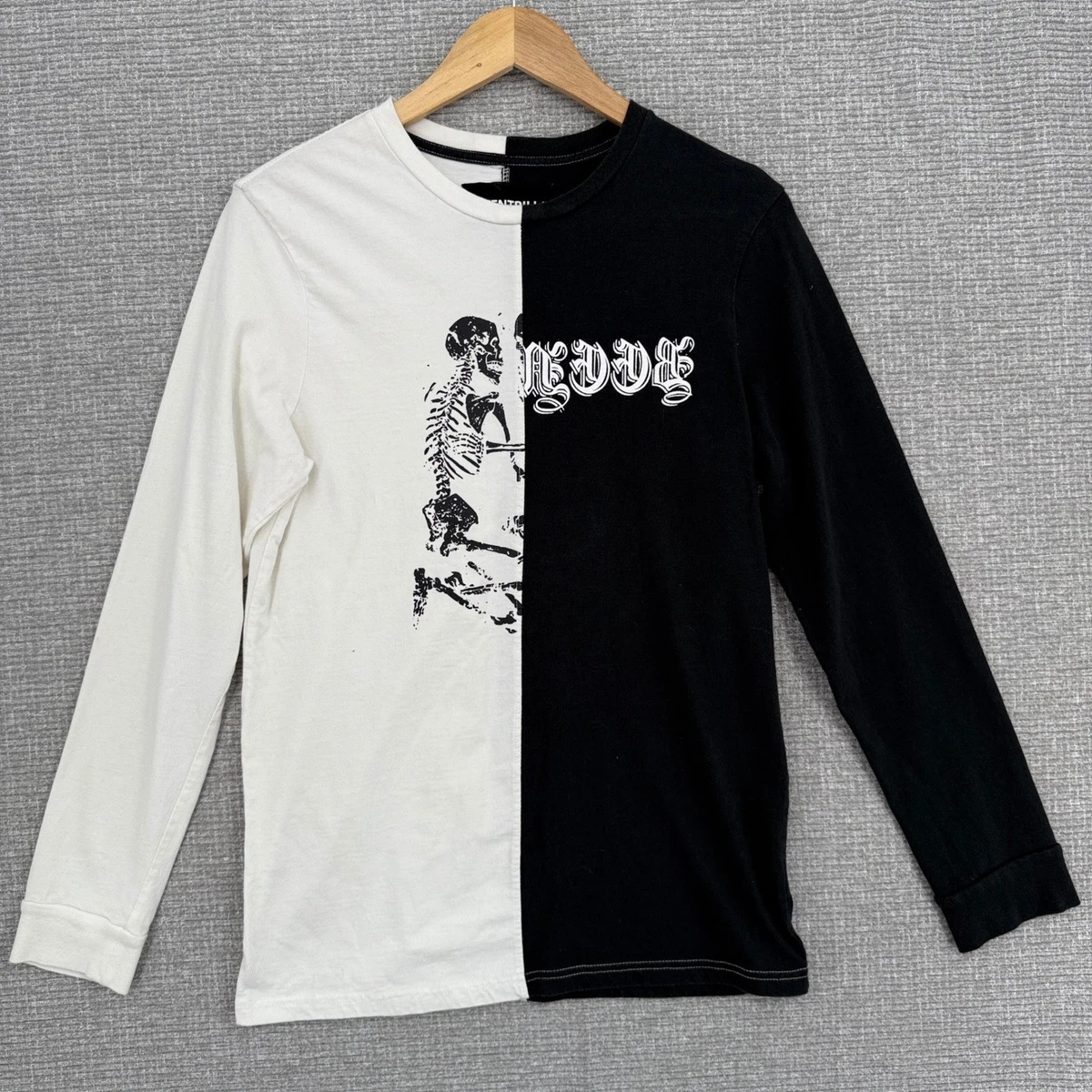 T-shirt Baseball New era à rayures fines Blanc
