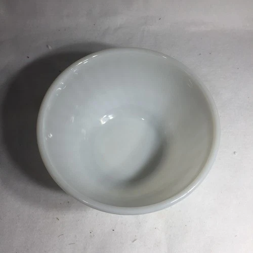 VTG Fire-King 14 Anchor Hocking Oven Proof Mixing Bowl Milk Glass Tapered Bottom