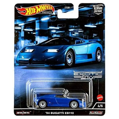 Hot Wheels Premium Bugatti EB110 Exotic Envy 1:64 Neu OVP