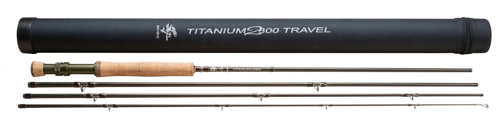 Full Carbon 10ft Titanium II Travel Rod 300