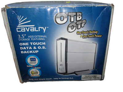 Cavalry 3.5'' HDD External Mmobile Storage Format PC 300GB Pata/USB 2.0/Back UP