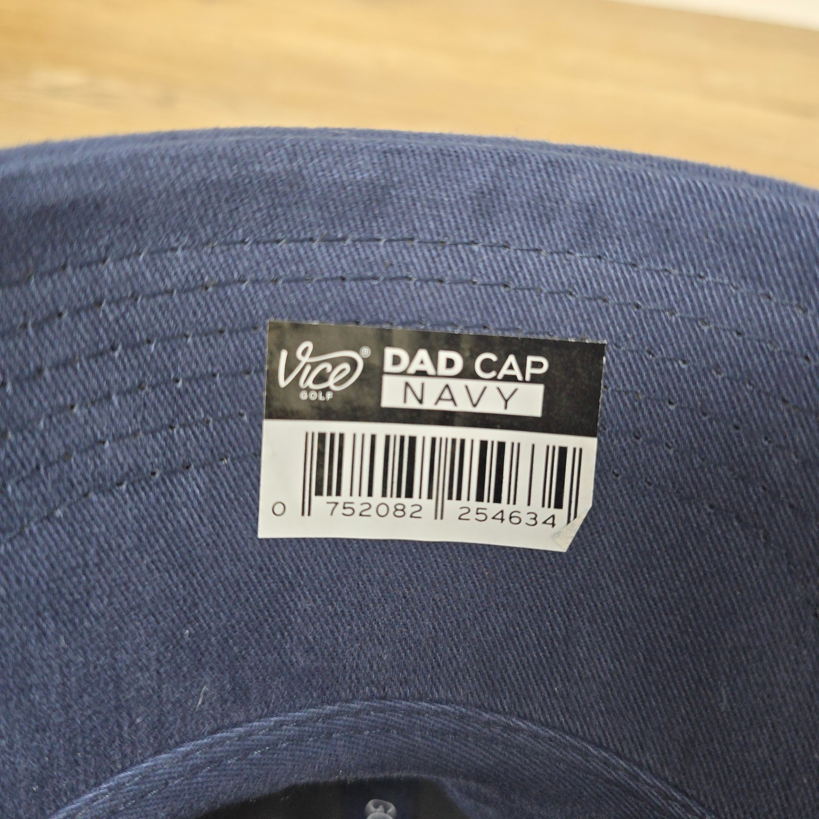 Vice Golf Hat Blue Adjustable Strapback OSFA Unst… - image 13