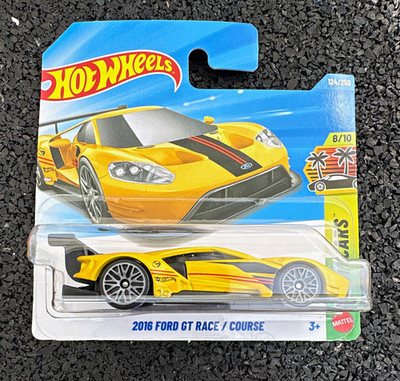 Hot Wheels 2016 Ford GT Rennfahrzeug Spielzeugauto 1:64 JJM05-N521