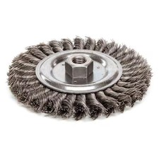 Weiler Twist Wire Wheel Wire Brush, Threaded Arbor 96044 Weiler 96044