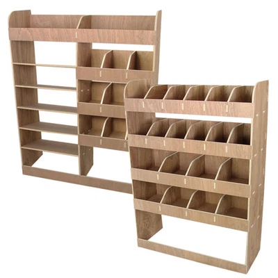 MONSTER RACKING Vauxhall Vivaro SWB Plywood Van Racking Storage Unit Shelving + Free Brackets'