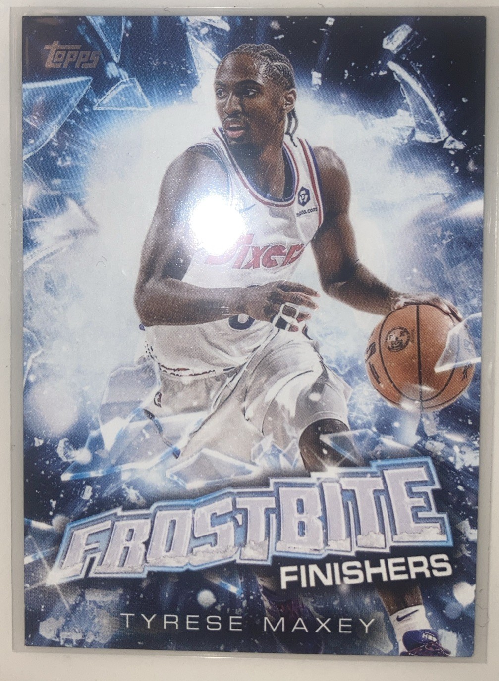 2025-26 Topps Holiday Basketball Frostbite Finishers Tyrese Maxey SP 🔥🔥