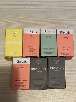 Rituals Aroma Therapy Oils by Canopy .17 Oz Salt Cave Indigo Sage Jasmine & More