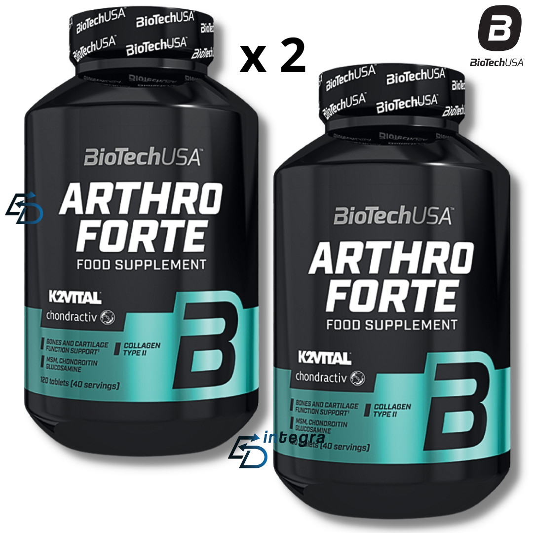 BioTech USA Arthro Forte 240cpr - Glucosamina Condroitina MSM K2
