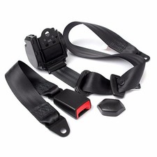 Car Safety Seat 3 Point Lap Belt Accessories Security Adjustable Retractable
