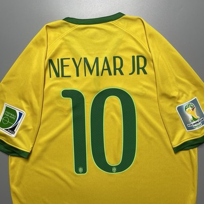 NONSTOP FOOTBALL 全10巻 2014-2023 BRAZIL NIKE 2014 WORLD CUP FOOTBALL HOME JERSEY #10 NEYMAR SIZE “L