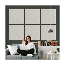 6 PCS Acoustic Panels, 23.6x23.6 Inch Sound Absorbing Panels, Decorative Acou...