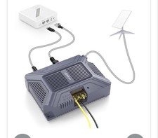 Starlink V2 PoE Injector 180W 5-in-1 GigE Passive ESD Protection 12V with USB