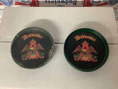 Budweiser Eagle Coasters  11 total 1 unopened set 1980 s