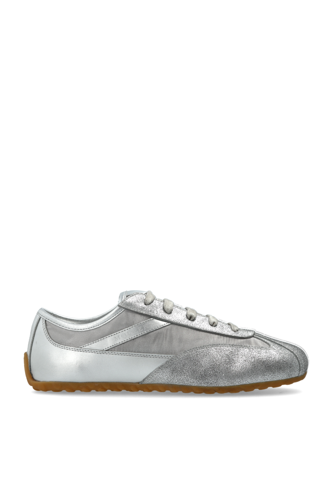 ALEXANDER MCQUEEN Boxe Silver Sneakers New