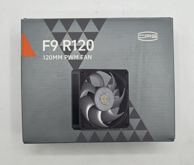 PCCOOLER CPS F9 R120 High-Speed 120mm Industrial Case Fan, 3-Phase 6-Slot Motor,
