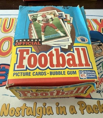1989 Topps Football Wax Box 36 Factory Sealed Packs