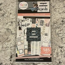 NEW Happy Planner Sticker Book - Colorful Animal 585 Pieces                 