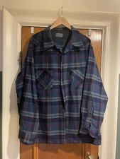 Pendleton Authentic Stewart Tartan Board Shirt Mens 3XL XXXL Plaid Loop Collar