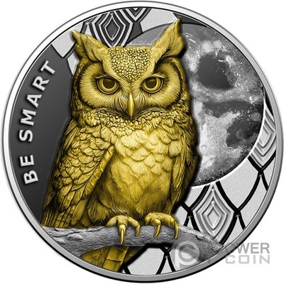 OWL Be Smart 1 Oz Silver Coin 1000 Francs Cameroon 2026