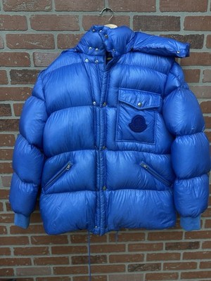 Size 5 Moncler Lamentin Giubbotto Jacket Blue Puffer Down Jacket