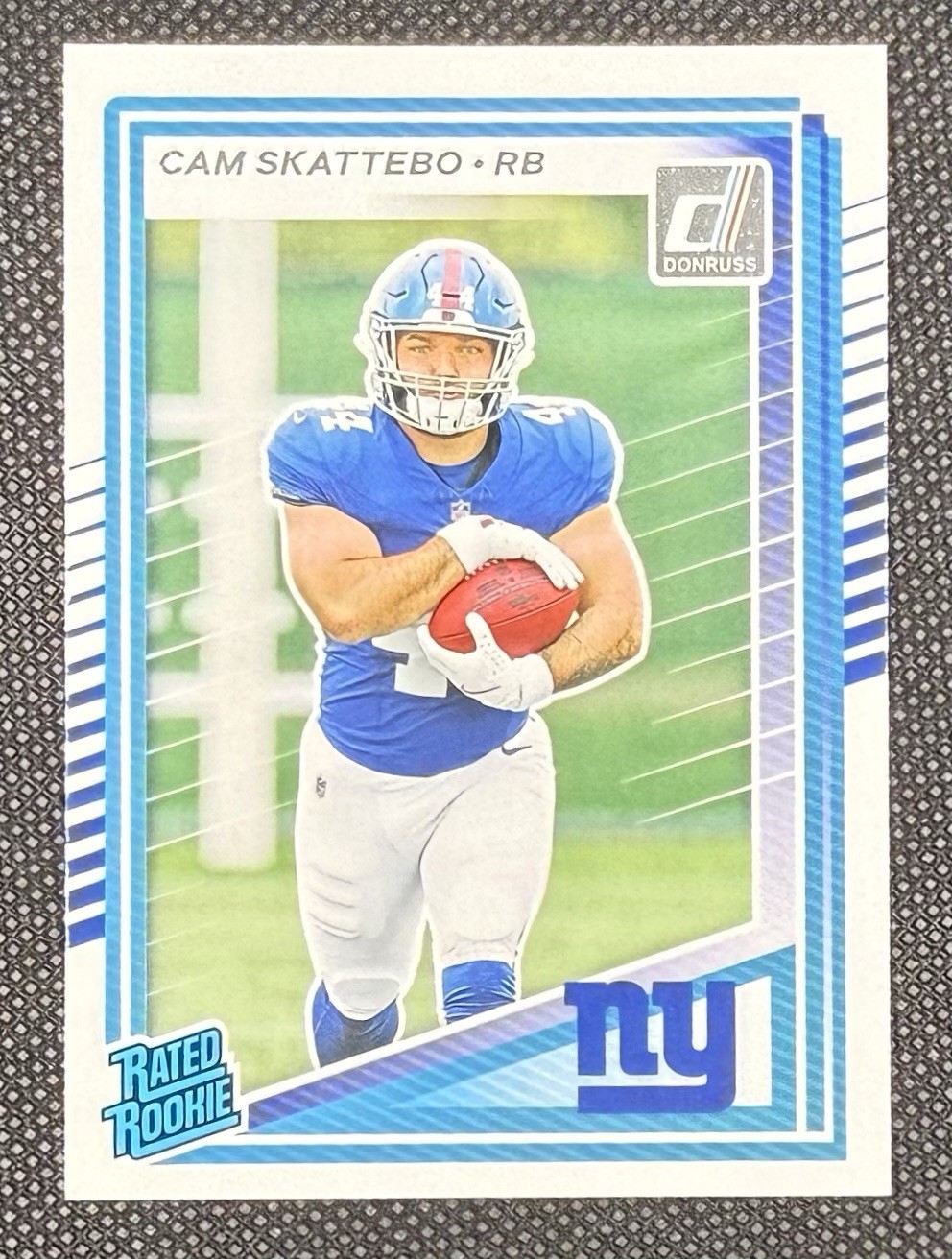 2025 Panini Donruss - Rated Rookie Cam Skattebo #302 (RC)