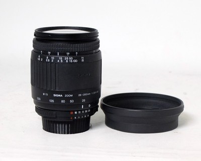 Sigma Zoom 28-200mm 1:3.8-6 Lens Nikon Auto Focus 35mm SLR Film Digital DSLR