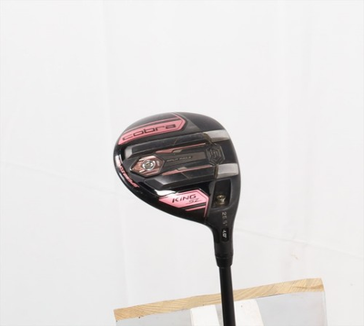 #ad #ad Cobra King Speedzone Black Pink 25.5° 9 Fairway Wood Ladies Helium 13120113 Good $112.49