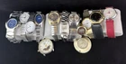Vintage Women’s Watch Lot Timex Carriage Quartz Stretch Band Silver Gold