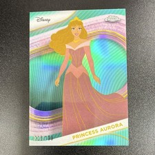 Topps Chrome Disney Princess 2025 Princess Aurora #120 Refractor 036/198 